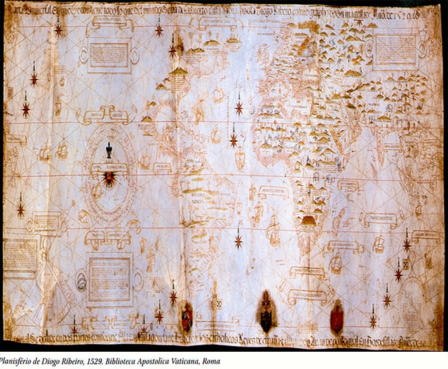 Planisfrio de Diogo Ribeiro, 1529