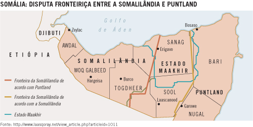Janus 2008 | Somália: disputa fronteiriça entre Somalilândia e Puntland
