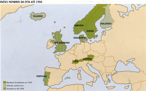 Pases membros da EFTA at 1986